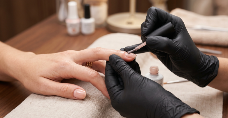 Professionelle Maniküre mit Shellack bei Bahia Beauty Brasil in Nürnberg Nordstadt 